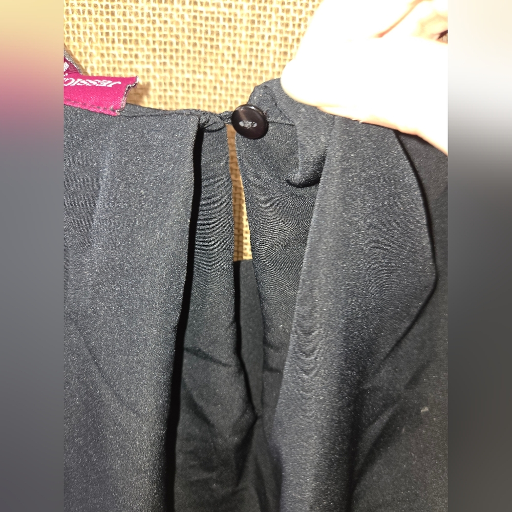 Women's Black Jessica London Blouse With Lace Cuff Detail Size 28 - Picture 11 of 12